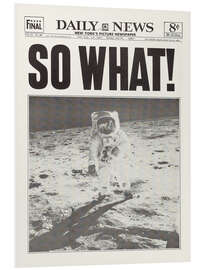 PVC-tavla Moon landing - so what!