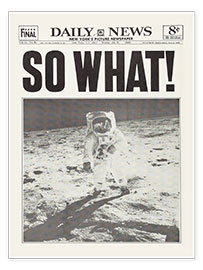 Póster  Pouso na lua - So What! - NASA
