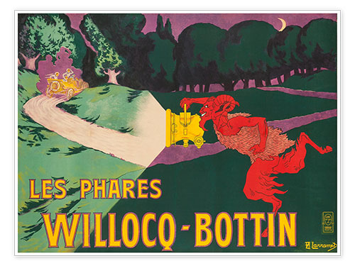 Poster Les Phares Willocq & Bottin