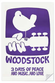 Selvklebende plakat Woodstock