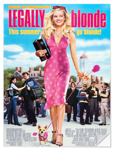 Autocolante decorativo Legally Blonde