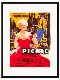 Gerahmter Kunstdruck Picknick (Englisch)