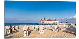 Gallery print Historic pier in Ahlbeck, Usedom