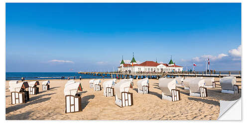 Sisustustarra Historic pier in Ahlbeck, Usedom