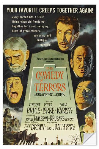Muursticker The Comedy of Terrors