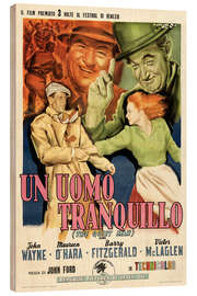 Wood print The Quiet Man (Italian)