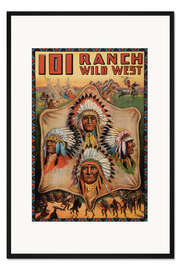 Gerahmter Kunstdruck 101 Ranch Wild West
