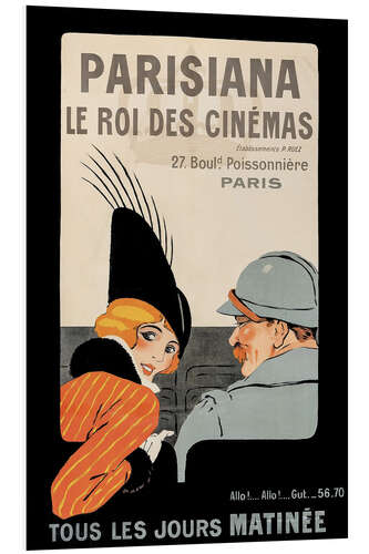 PVC print Parisiana Le Roi des Cinémas