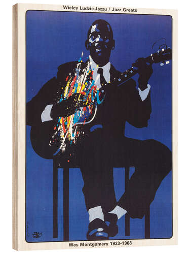 Holzbild Wes Montgomery 1923 - 1968