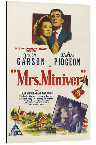 Stampa su alluminio Mrs. Miniver (La signora Miniver)