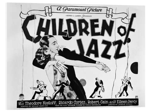 Acrylic print Children of Jazz