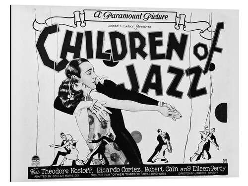 Aluminium print Children of Jazz