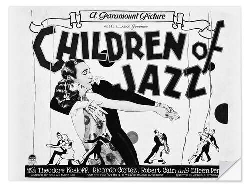 Sticker mural Children of Jazz