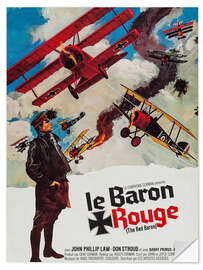 Selvklebende plakat The Red Baron