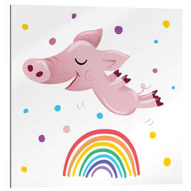 Gallery print Rainbow Pig