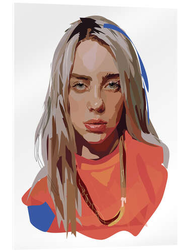 Acrylglasbild Billie Eilish