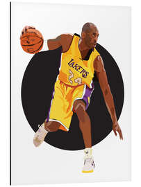 Aluminium print Kobe Bryant