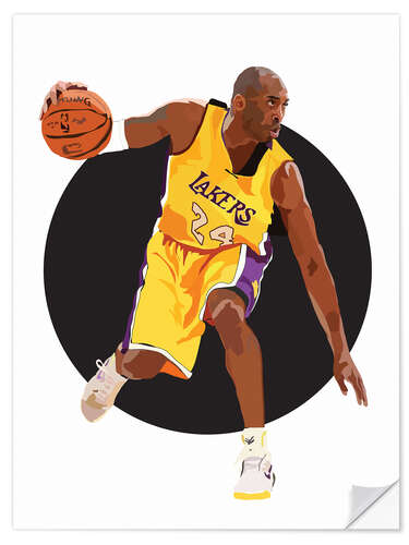 Vinilo para la pared Kobe Bryant