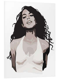 Foam board print Aaliyah