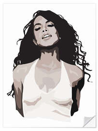 Wandsticker Aaliyah