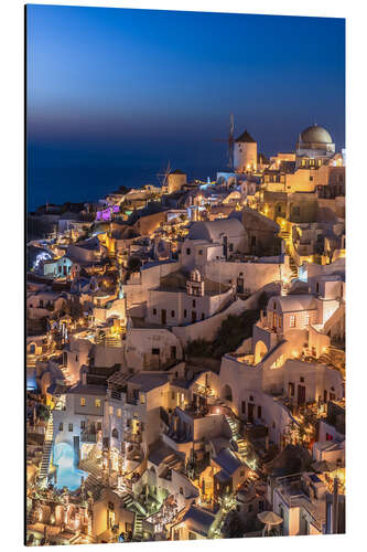 Aluminium print Oia Santorini Greece