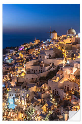 Naklejka na ścianę Oia Santorini Greece