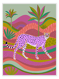 Wandbild  Gepard - Janet Broxon