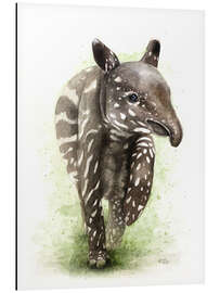 Tableau en aluminium Tapir