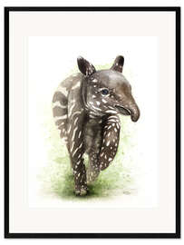 Framed art print Tapir