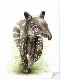 Wandsticker Tapir