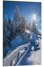 Magnettafel Winterpracht in Füssen am Tegelberg