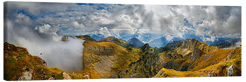 Quadro em tela Hochiss nas montanhas Rofan, Tirol