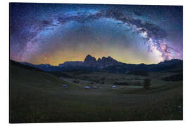 Magnettafel Milchstraße, Nachthimmel in den Dolomiten