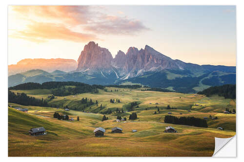 Selvklebende plakat Tomorrow red in South Tyrol