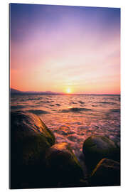 Gallery print Sunrise on Lake Garda in Italy