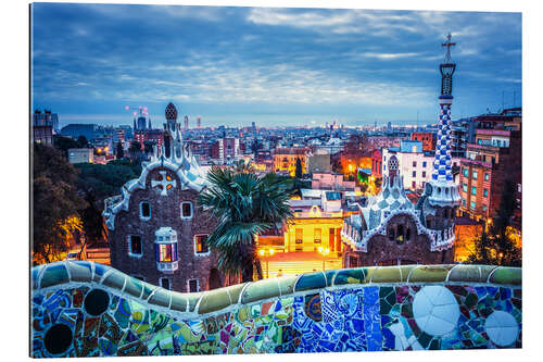 Gallery print Park Güell Blue hour