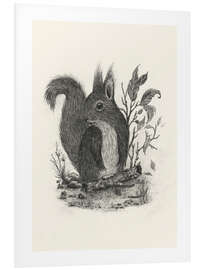 Foam board print Squirrel