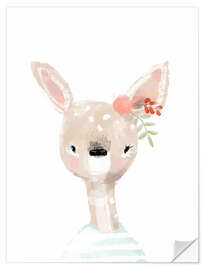 Wall sticker Miss Deer - Kidz Collection