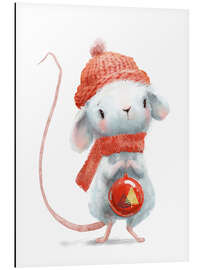 Magnettafel Weihnachtsmaus