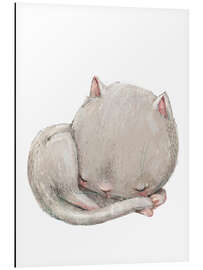 Magnettafel Schlummerndes Kätzchen