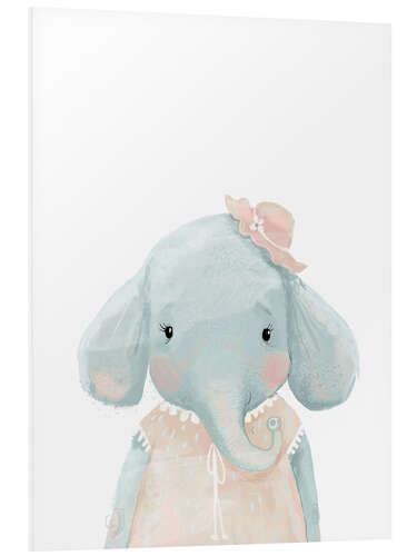 Foam board print Miss Elephant