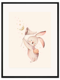 Gerahmter Kunstdruck Ich fang dir einen Stern