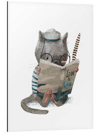 Magnettafel Kleiner Bücherwurm