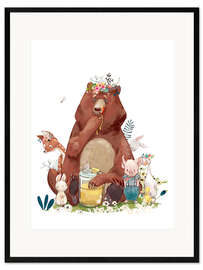 Framed art print Forest Friends