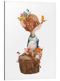 Magnettafel Lesefreunde