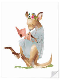 Wall sticker Kangaroo Mama - Eve Farb