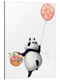 Magnettafel Pandabär mit Ballon