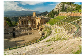 Acrylic print Taormina