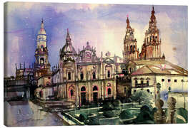 Canvas print Santiago de Compostela Cathedral