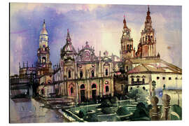 Magnettafel Kathedrale von Santiago de Compostela